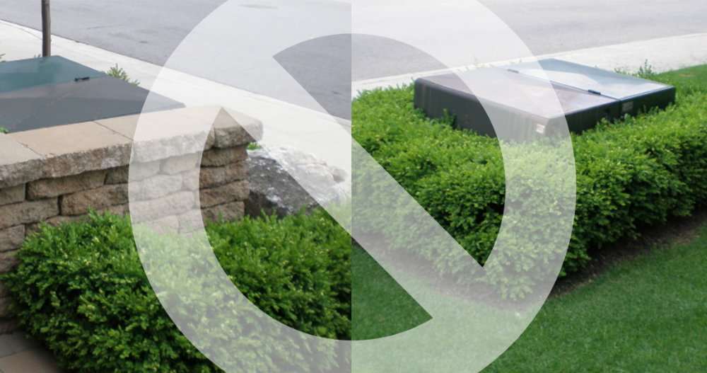 landscaping infraction examples